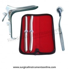Hegar uterine dilator set,15-16,17-18, pinwheel, grave large